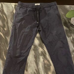 TOPMAN- dark blue chino joggers